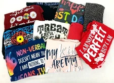 XXL Limited edition floral happy last day of school graphic t shirts 10 Lot