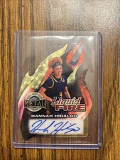 Marketplace image: 2026 Hannah Hidalgo Leaf Metal Women Of Sport Liquid Fire Auto 1/1 Superfractor