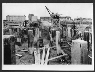 LE HAVRE Photo Originale reconstruction "Perret" ilot V2 Boulevard Foch 1950