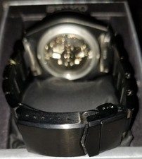Seiko 5 Sports SRPD79 Men's Automatic Watch Black PVD Box & Papers Excellent 5