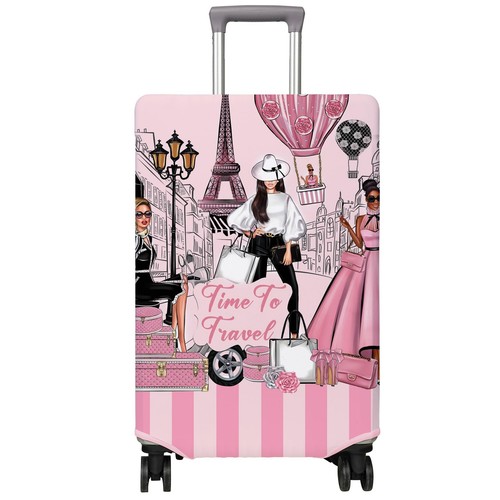 Travel Luggage Cover Suitcase Protector Fits 18-32 Inch Luggage Wheel Covers ...