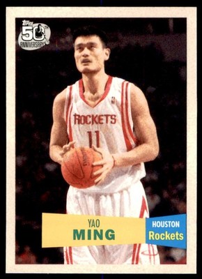 2007-08 TOPPS 57/58 VARIATION YAO MING HOUSTON ROCKETS #11 NM-MT