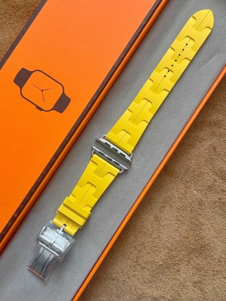 Correa de reloj Kilim 42/44/45/46 mm 49 mm para Apple Watch Hermes Ultra 1/2 S10 9 Foto 2 de 4