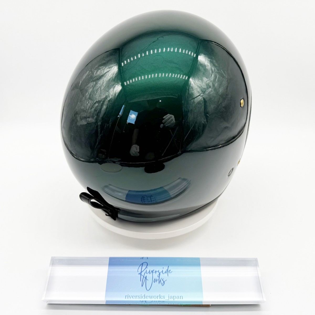 Shoei J O British Green Open Face Scooter Motorcycle Jet