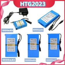 Tragbare Wiederaufladbare Lithium Ionen Batterie Akku DC 12V 3000mAh -20000mAh