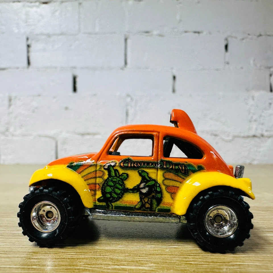VW Volkswagen Baja Bug Beetle Orange Yellow The Grateful Dead Premium Real Rider - Image 3 of 4