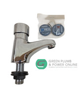 Bristan Commercial Express Timed Non Concussive Single Basin Tap - Hot or Cold