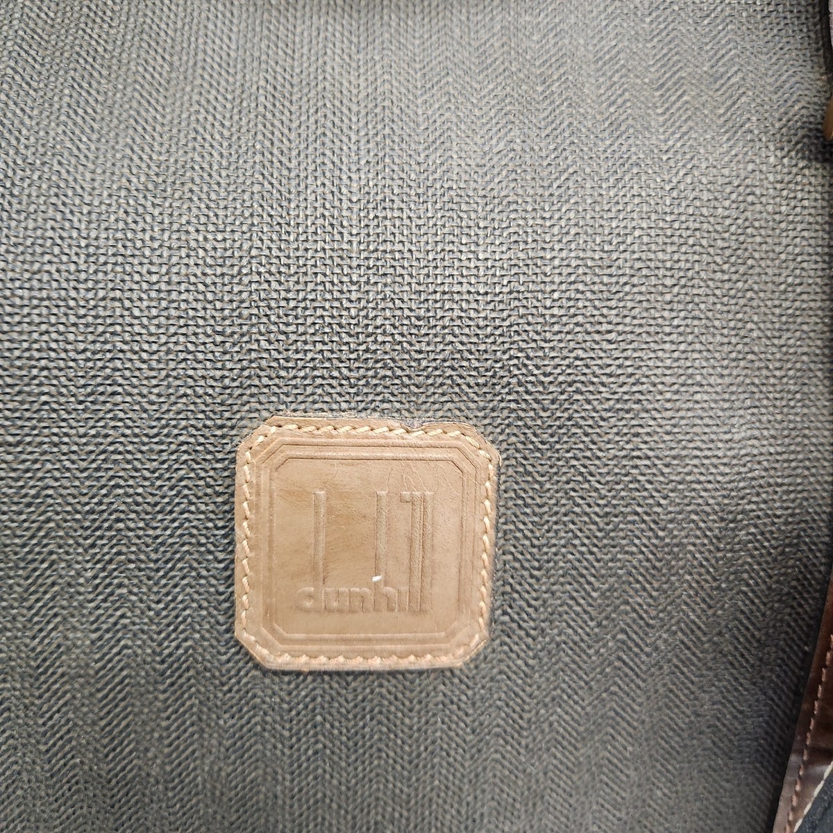 ALFRED DUNHILL Dunhill Leather Trimmed Coated Canvas