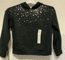    Cat and Jack Girls Pullover Hoodie Sweater M 8   