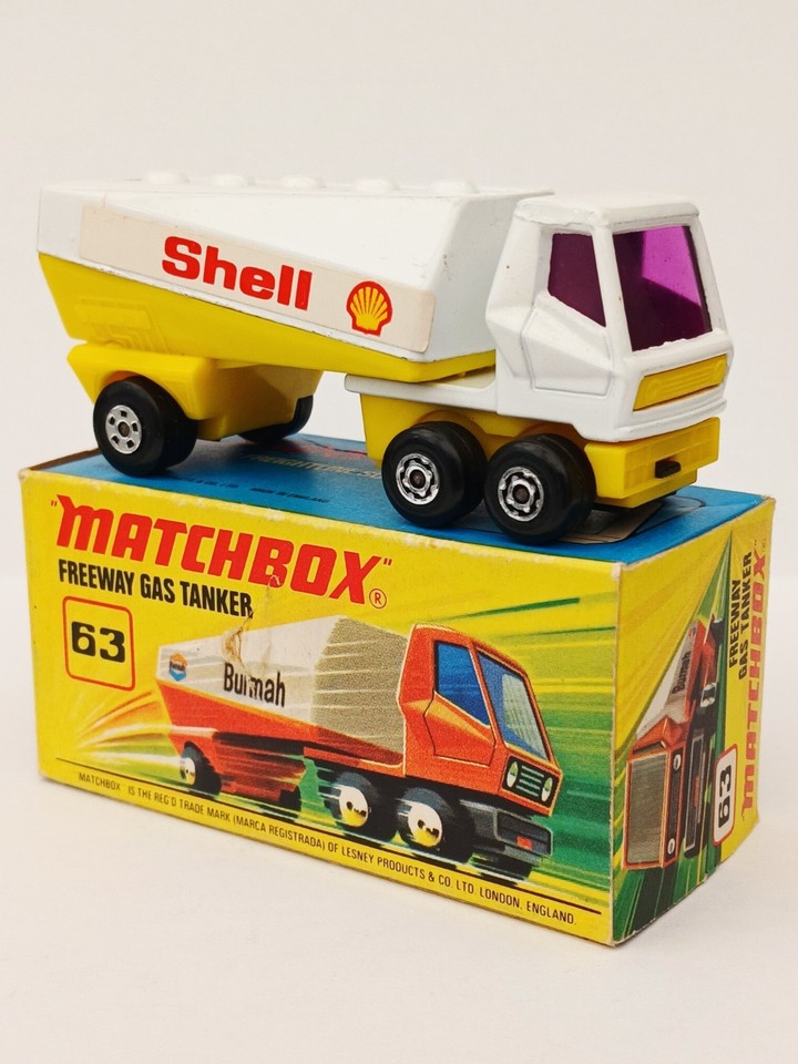 Matchbox Superfast No63 1973 Freeway Gas Tanker Shell, MINT IN MINT ...