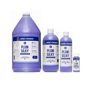 Dog and Cat Silky Moisturizing Gentle Conditioner Plum Smooths and Softens Frizz