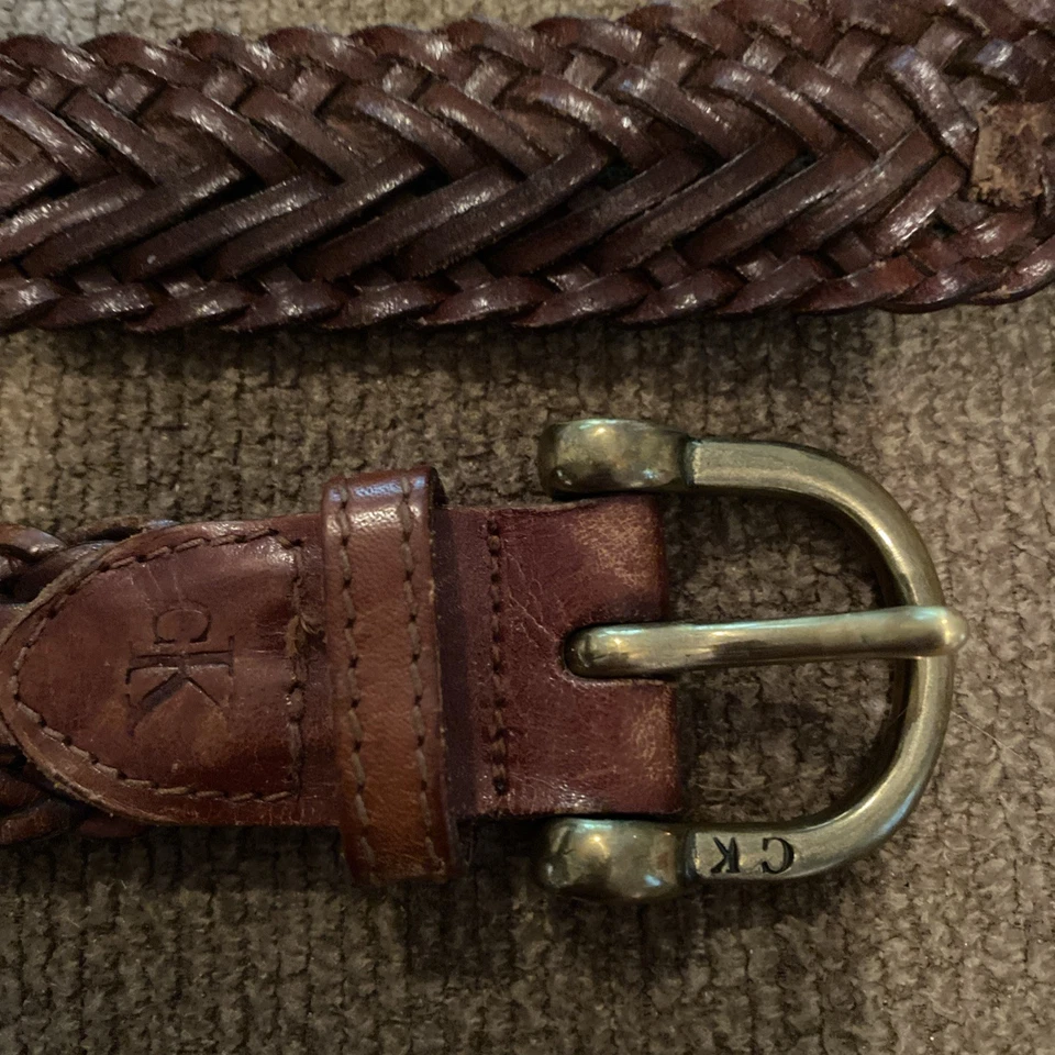 Calvin Klein 40英寸编织腰带 — 第 3/4 张图片