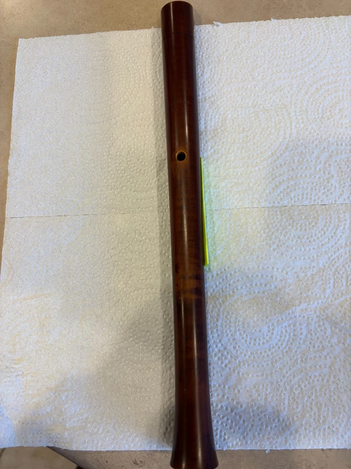 ¡Raro! Grabadora soprano de madera hecha a mano de transición Levin and Silverstein  Foto 4 de 4