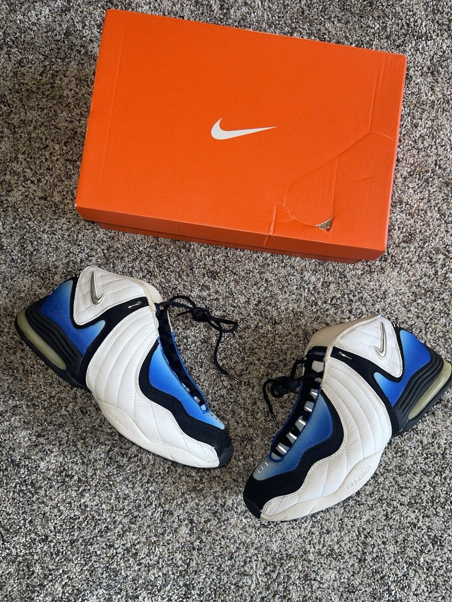 Size 11.5 | 1999 Nike Air Garnett 3 White/Blue OG RARE Vintage