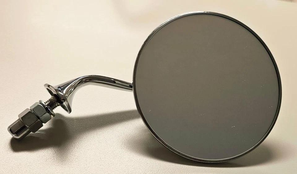 Espejo de guardabarros plano lado del conductor MG Austin Healey Jag & Triumph, parabrisas MG-TD/TF Foto 2 de 4