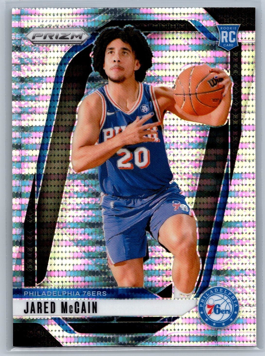 2024-25 Prizm Jared McCain RC Pulsar Rookie #222 76ers