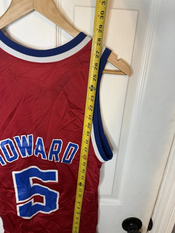 Camiseta De Colección Juan Howard Washington Bullets Campeón NBA Talla Y-M Foto 4 de 4