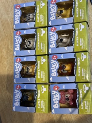 Bluey & Friends Bingo Muffin Socks Coco Rusty Chloe Lucky Figures 8pc   A6