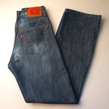 Levi's Boys 514 Slim Straight Denim Jeans Size 14 Regular Medium Wash Blue