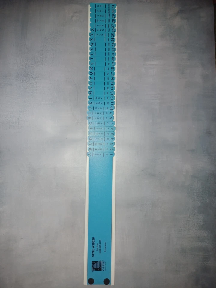 All-Purpose Document Sorter Filing A-Z 1-31 Jan-Dec Sun-Sat C-Line #30526 30526 - Image 2 of 4