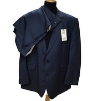 Centaur Big & Tall Blue Suit Chest 52 Waist 44 Crease Resistant
