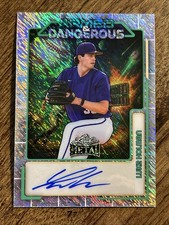 2026 Leaf Metal Armed & Dangerous Space Auto Luke Holman Silver Shimmer /10