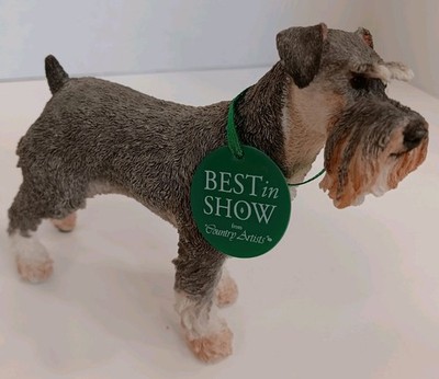 Country Artists Best In Show Figurine of a Schnauzer Terrier Dog