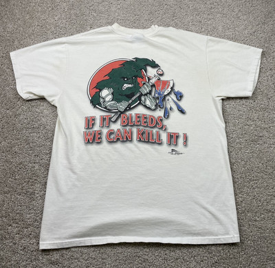 VINTAGE Stanford University T-shirt Men's Large If It Bleeds We can Kill it