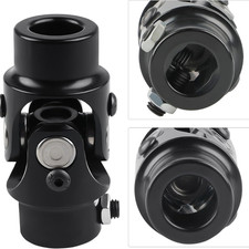 34 Round X 34 Round Powder Coated Universal Steering Shaft U Joint Coupler 34 Round X 34 Round Powder Coated Universal Steering Shaft U Joint Coupler
