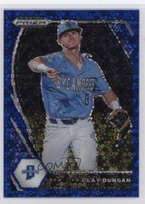 2021 Panini Prizm Draft Picks Blue Donut Circle Prizm 3/25 Clay Dungan #PDP209
