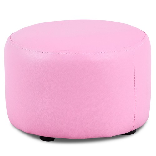 Costway 2PCS Kids Sofa Armrest Chair Couch Children Toddler Girl w/ Ottoman Pink - Picture 5 of 7