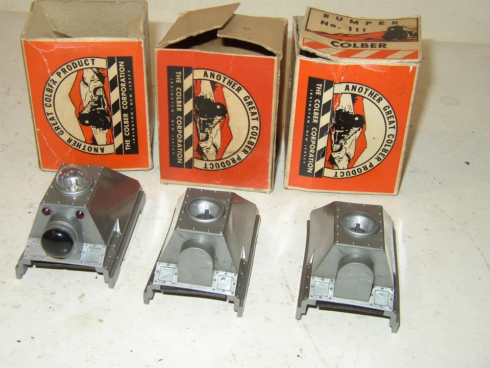 qty 4 Lot Colber 111 track end bumper w/ box Silver LN - Image 2 of 4