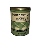 Vintage MOTHER'S JOY 1 LB. Whole Bean Coffee Advertising Tin Philadelphia, PA.