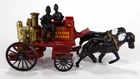 Matchbox Lesney #4 Diecast London Fire Brigade Horse Drawn Wagon Missing Driver