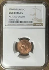 1909 Indian Head Penny - NGC UNC details