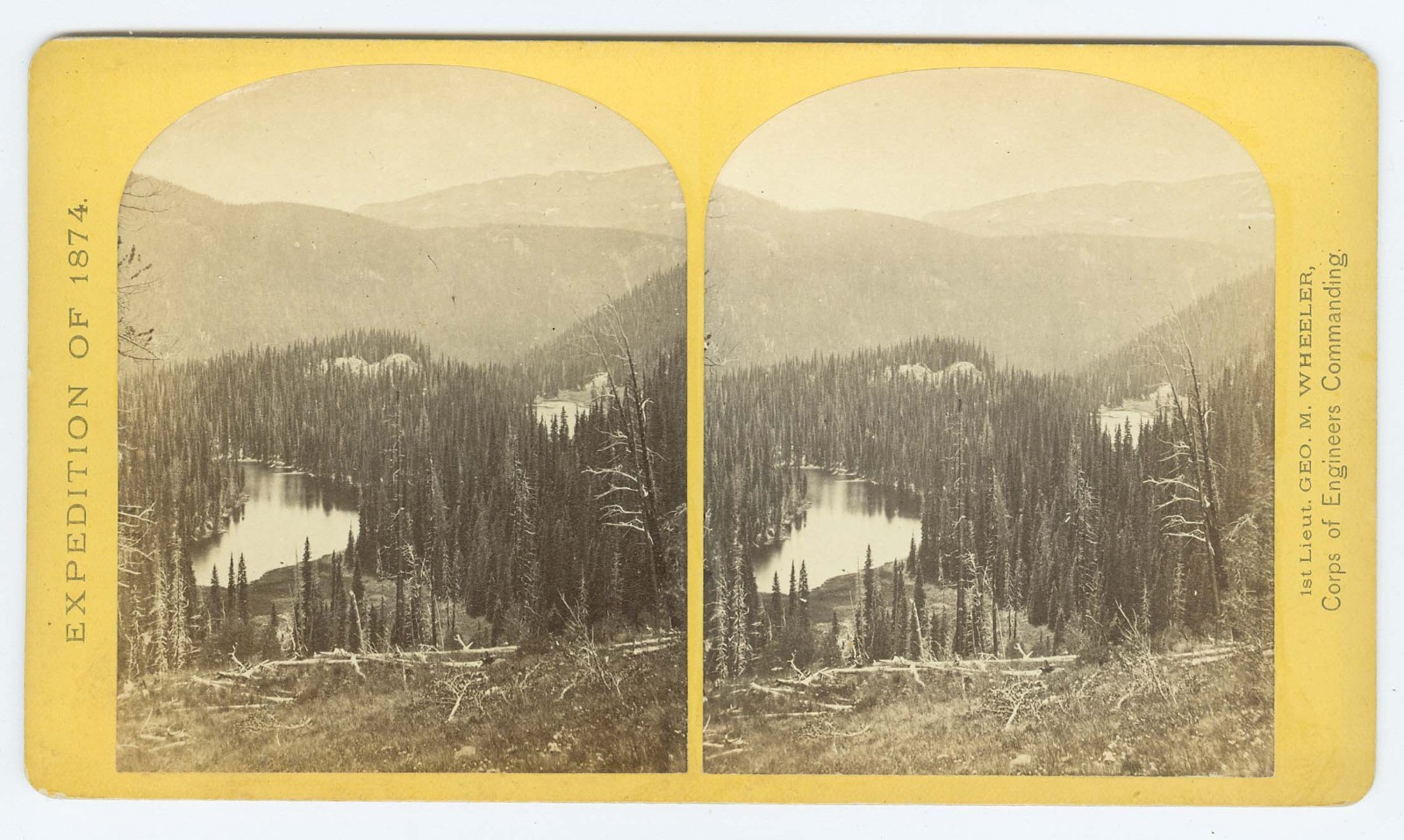 G2486~ COLORADO – Lost Lakes 1874 Stereoview Wheeler Expedition (O’Sullivan)