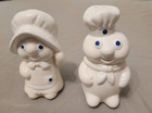 Vintage Pillsbury Doughboy Poppin Fresh Poppie Salt and Pepper Shaker Set 1988 — photo 1