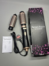 Rotating Hair Dryer Hot Brush Powerful Air Flow Straightening Curl Fast Drying