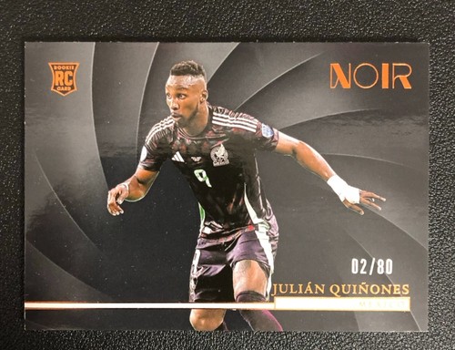 Julian Quinones 2024-25 Panini Noir Soccer Bronze 02/80 RC #131