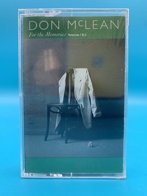 *SEALED* Don McLean For The Memories Vol. 1 & 2 (1989) Cassette Tape Gold Castle