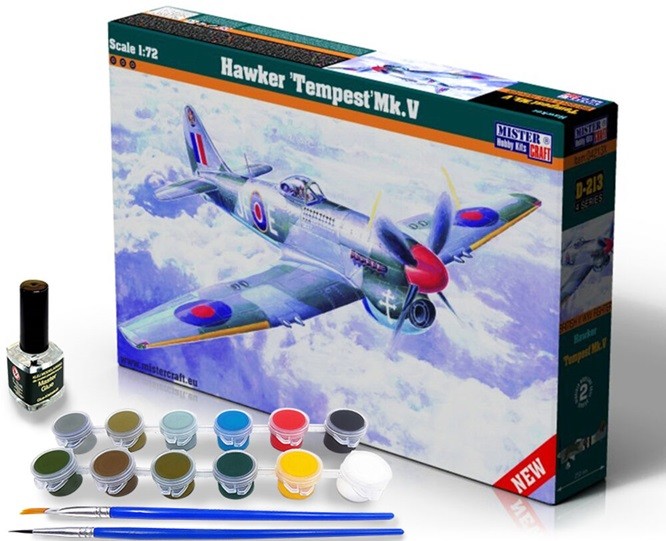 Mistercraft SD-213 - 1:72 Hawker Tempest Mk.V Start Set - New