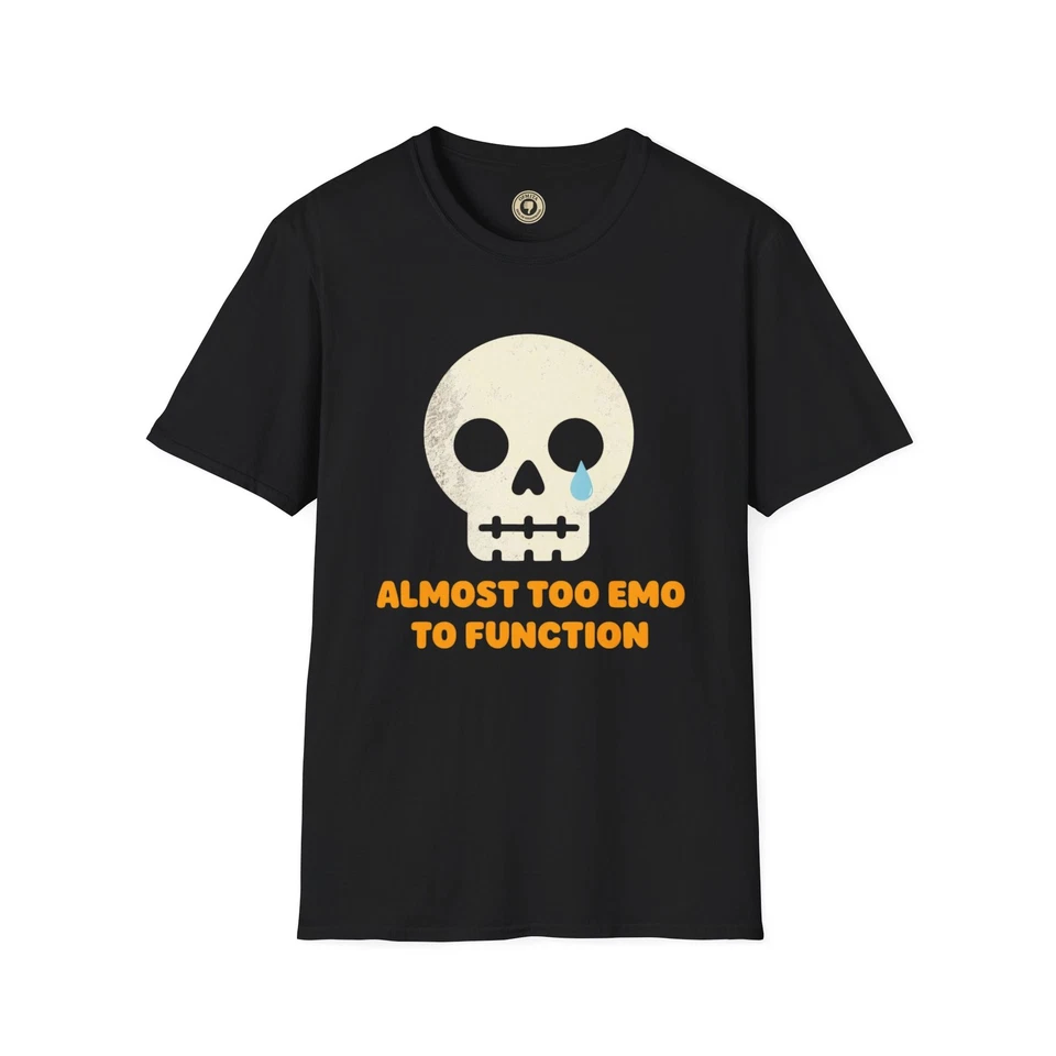Camiseta Almost Too Emo to Function - Imagem 2 de 4