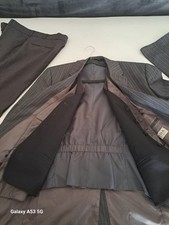 C&A CANDA Herren Anzug Sakko Gr. 46 Grau 5tlg 2 Westen 2 Hosen eine einfarbig .