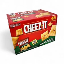 Cheez-It White Cheddar Baked Cracker Snack Packs 1.5 oz - 45 Pack
