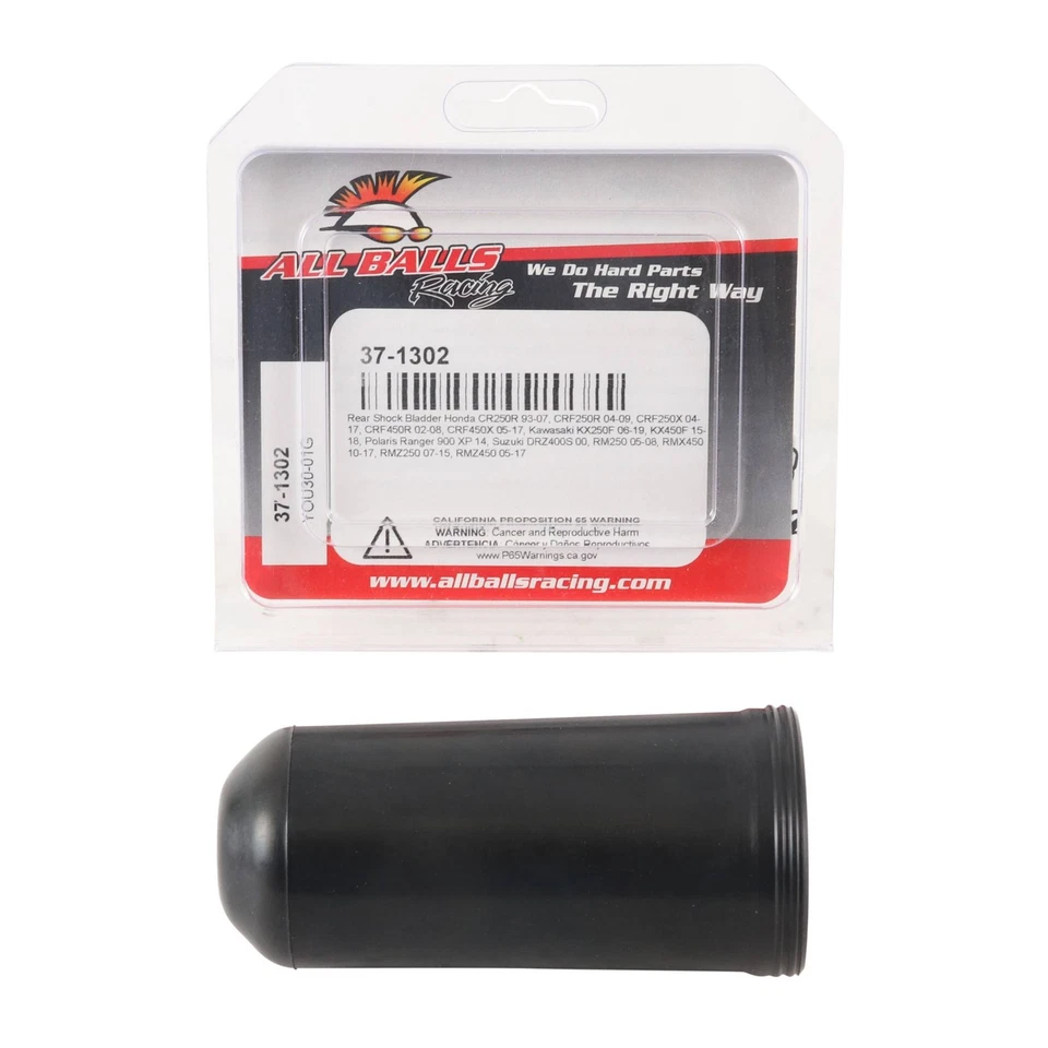 All Balls Shock Bladder (37-1302) for Suzuki RM250 05 06 07 08, RMX450 10 11 17 - Image 3 of 4