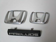 2001 Honda Prelude Grille Hood Trunk Lid Emblems Set Oem