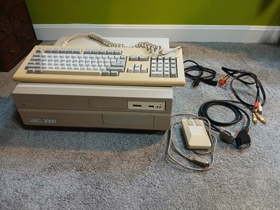 Commodore Amiga 2000 Desktop Computer Heavily Expanded 68k Accelerator Recapped 