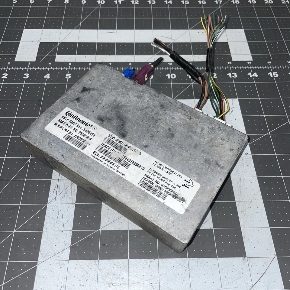 GMC Sierra 1500 OnStar 2007 2013 unidad de módulo de computadora de control de comunicación Foto 2 de 4