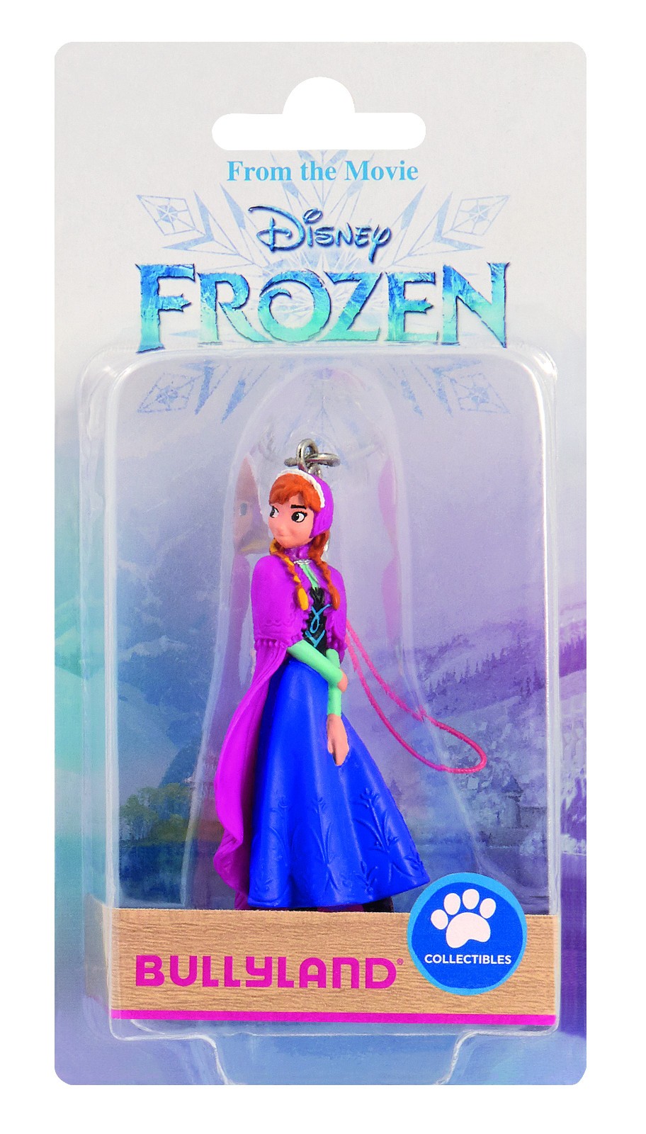 Bullyland 13072 Anna 7 Cm Keychain The Ice Queen Disney Frozen