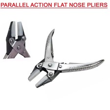 DOUBLE NYLON JAWS PARALLEL ACTION FLAT NOSE PLIERS JEWELLERY WATCH CRAFTS TOOL
